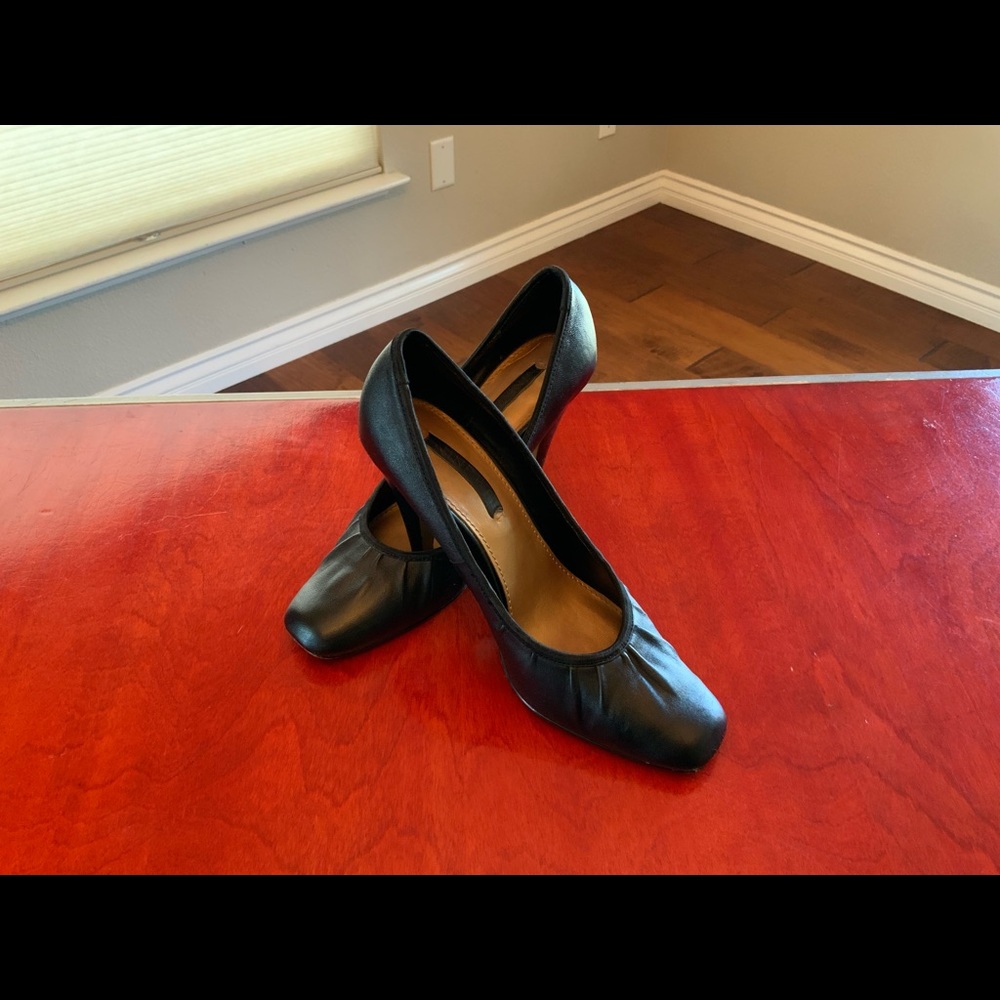 Nine West, black heel, 7M